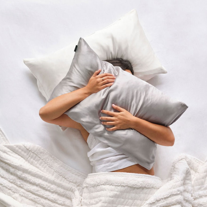 Pure Silk - Pillowcase, Silver