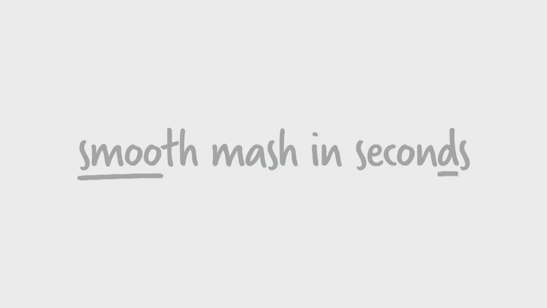 Smood - Ultimate Potato Masher, Black