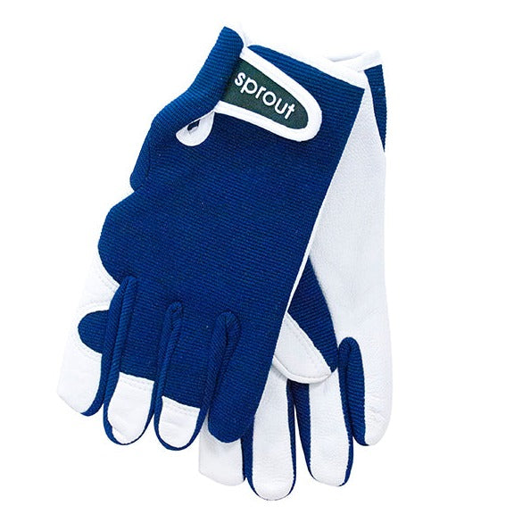 Goatskin - Garden Gloves, Navy