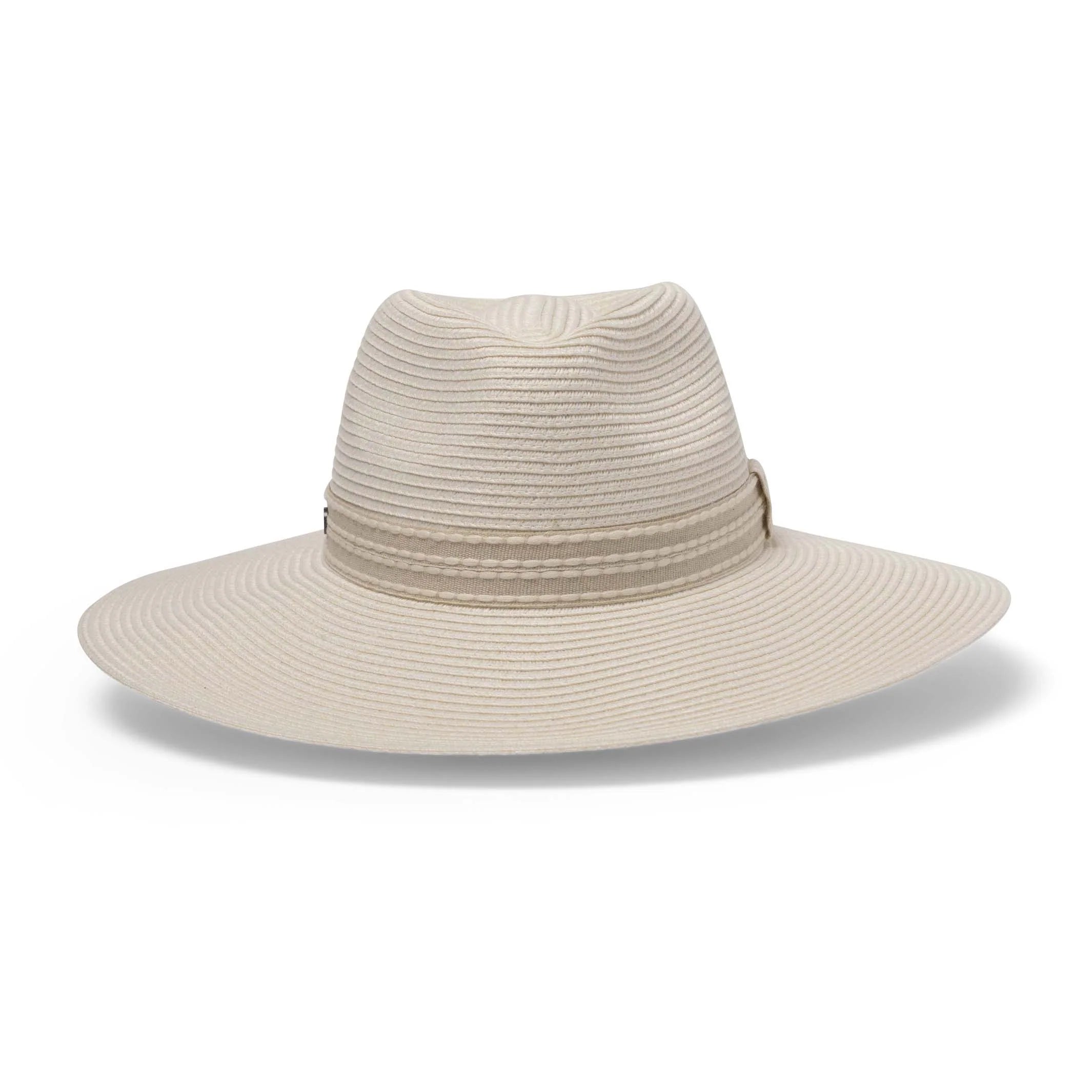White Haven - M/L Wide Fedora, Ivory