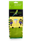 Green Budgie - 100% Aussie Socks