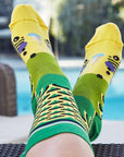 Green Budgie - 100% Aussie Socks