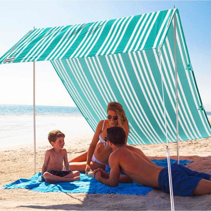 Iridescent Stripe - 180x330cm Sombrella, Turq.