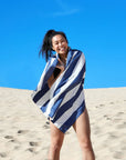 Cabana - 160cm Beach Towel, Whitsunday Blue (Navy)
