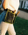 Canvas Gardening Belt - Navy w Green