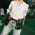 Le Sac Canvas Gardening Belt Navy w Green