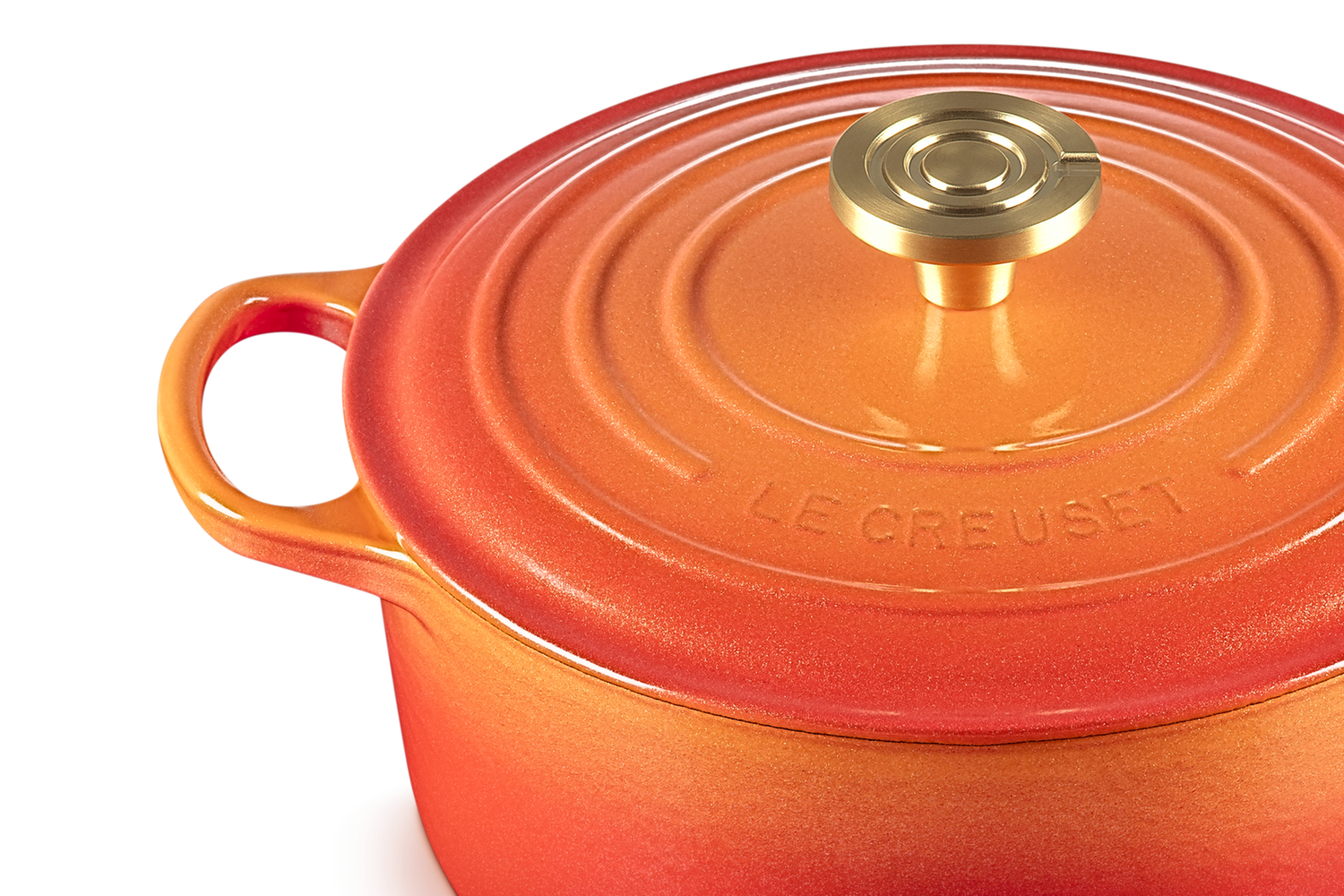 CI - 24cm Round Casserole, Ltd. Ed. Flamme Doree
