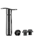 WA137: Metal Wine Pump & 3 Stoppers