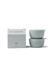 Minis - Set 2, 60ml Bowls w Lid, Eucalyptus