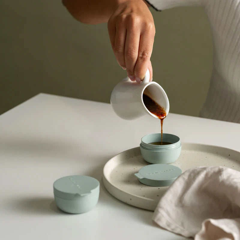 Minis - Set 2, 60ml Bowls w Lid, Eucalyptus