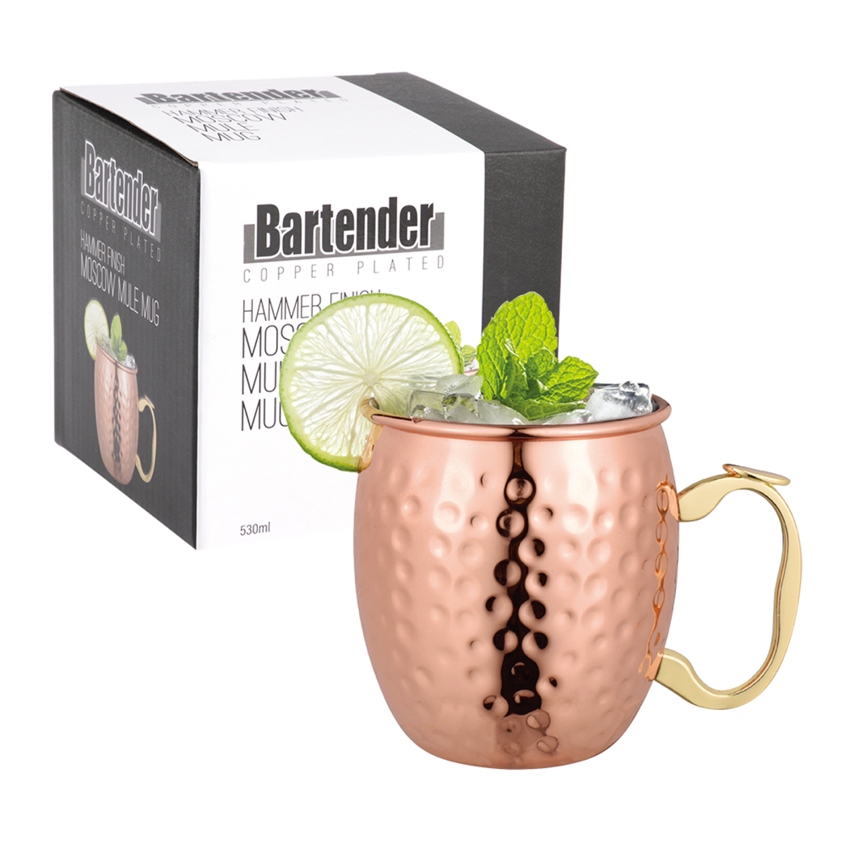 Hammered - 530ml Moscow Mule, Cu.