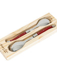 Laguiole - 2 Pce Salad Server Set, Red