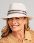 Claremont - L/XL Fedora, Ivory