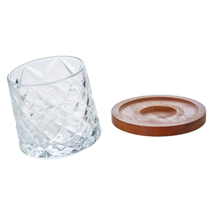 Etched - Set 2, Whiskey w Coasters