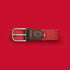 La Boucle Brussels Braided Belt, Rich Red