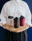 Camino CC - 340ml/12oz Cafe Cup, Heart Pinot