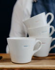 Word Range - 350ml Porcelain Mug, tired and emotional