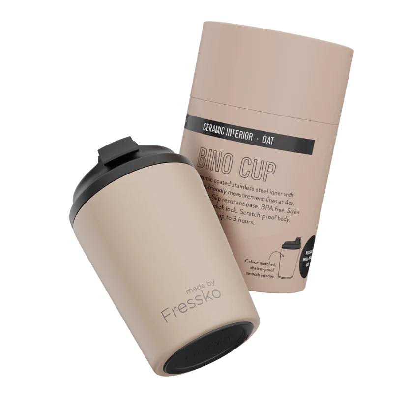 Bino CC - 230ml/8oz Cafe Cup, Oat