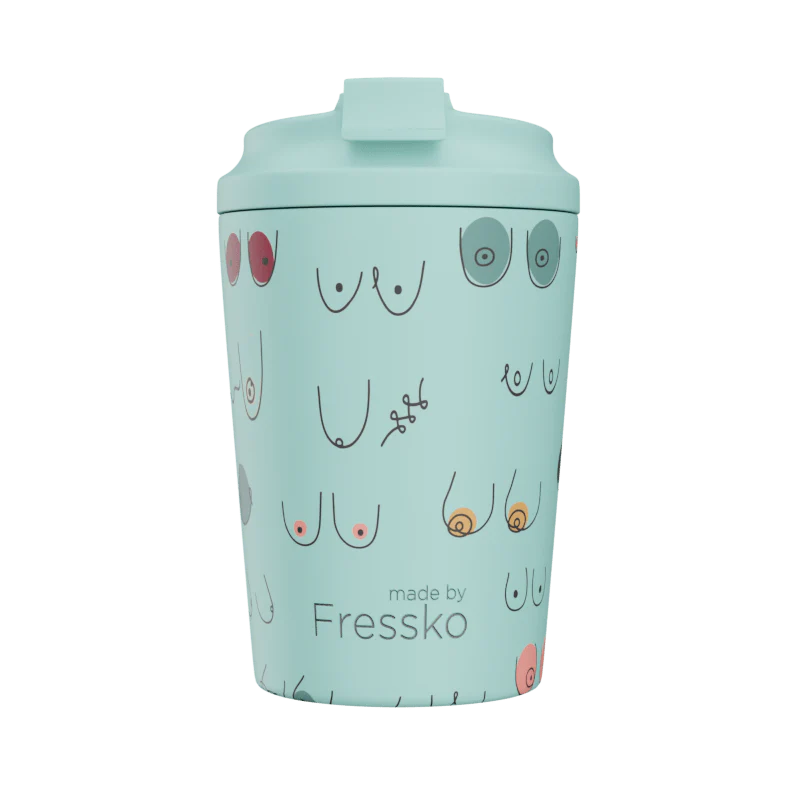 Camino CC - 12oz Cafe Cup, Breezy Boobie 2.0
