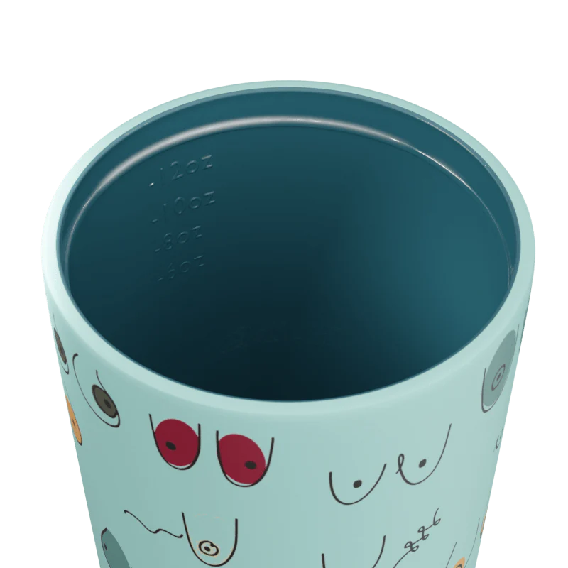 Camino CC - 12oz Cafe Cup, Breezy Boobie 2.0