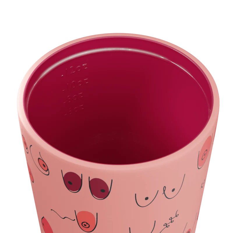 Camino CC - 12oz Cafe Cup, Peachy Boobie 2.0