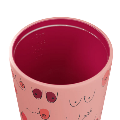 Camino CC - 12oz Cafe Cup, Peachy Boobie 2.0