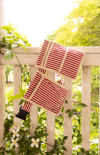 Canvas Gardening Belt - Red Stripe