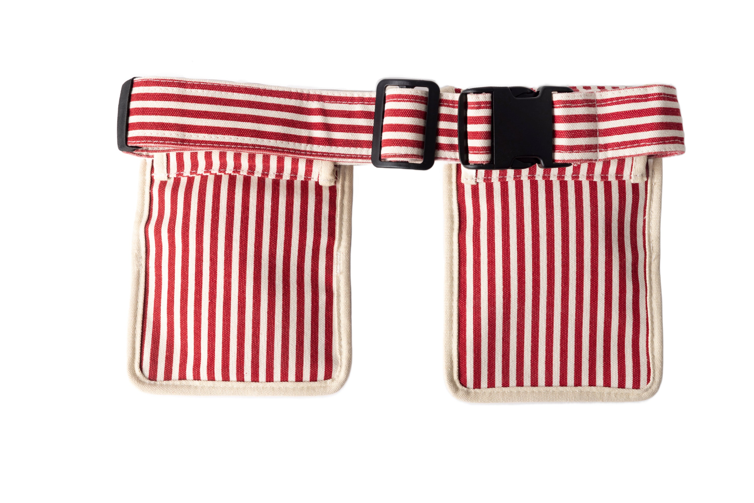 Canvas Gardening Belt - Red Stripe