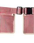 Canvas Gardening Belt - Red Stripe