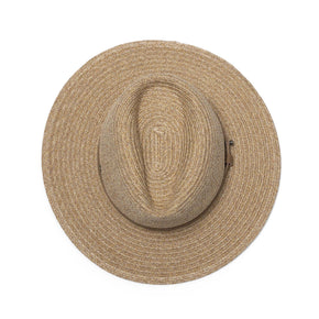 Broughton - L/XL Unisex Fedora, Camel