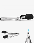 Clongs - 9" Click Lock Sit Up Tongs, Black