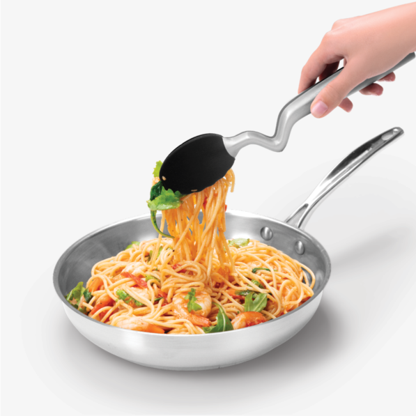 Clongs - 9" Click Lock Sit Up Tongs, Black