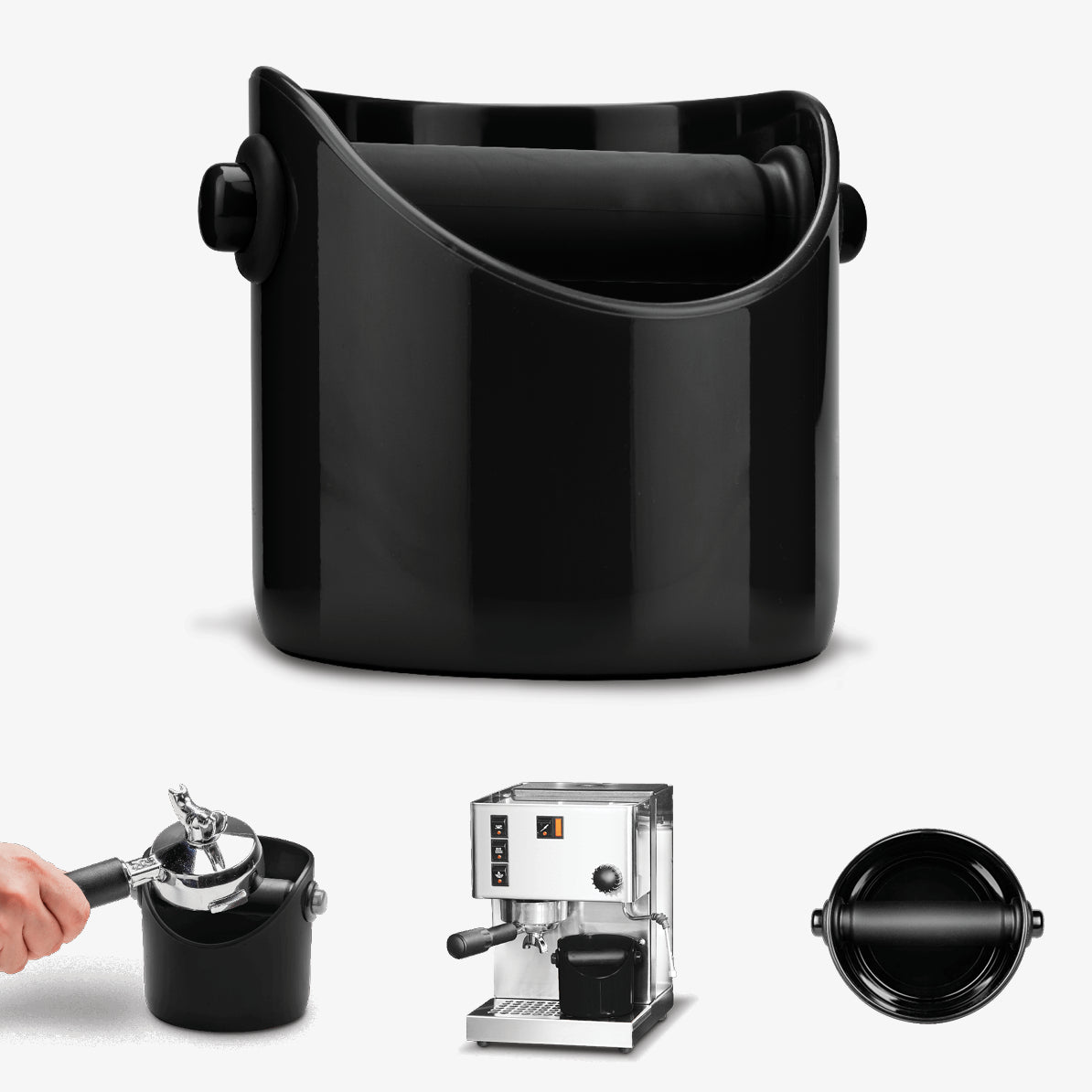 Grindenstein - Coffee Knock Box, Black