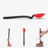 Dreamfarm Mini Supoon Sit Up Scraping Spoon, Red