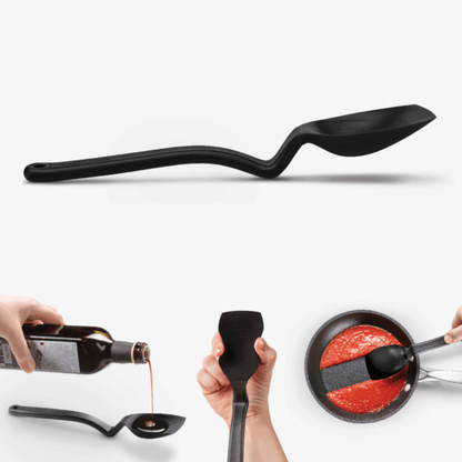 Supoon - Sit Up Scraping Spoon, Black