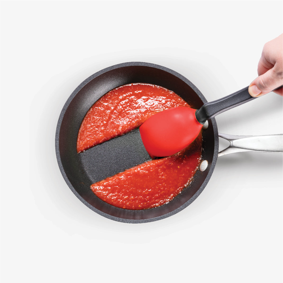 Supoon - Sit Up Scraping Spoon, Red