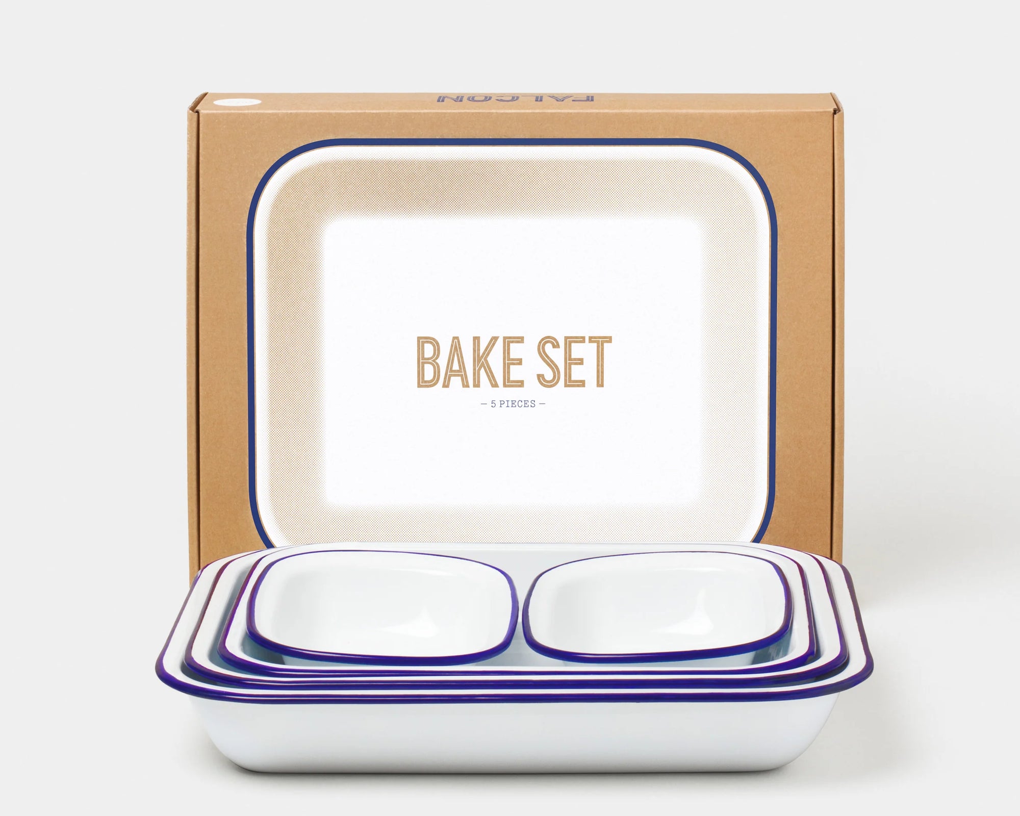 Enamel - 5pce Baking Set, Blue