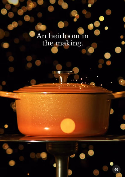 CI - 24cm Round Casserole, Ltd. Ed. Flamme Doree