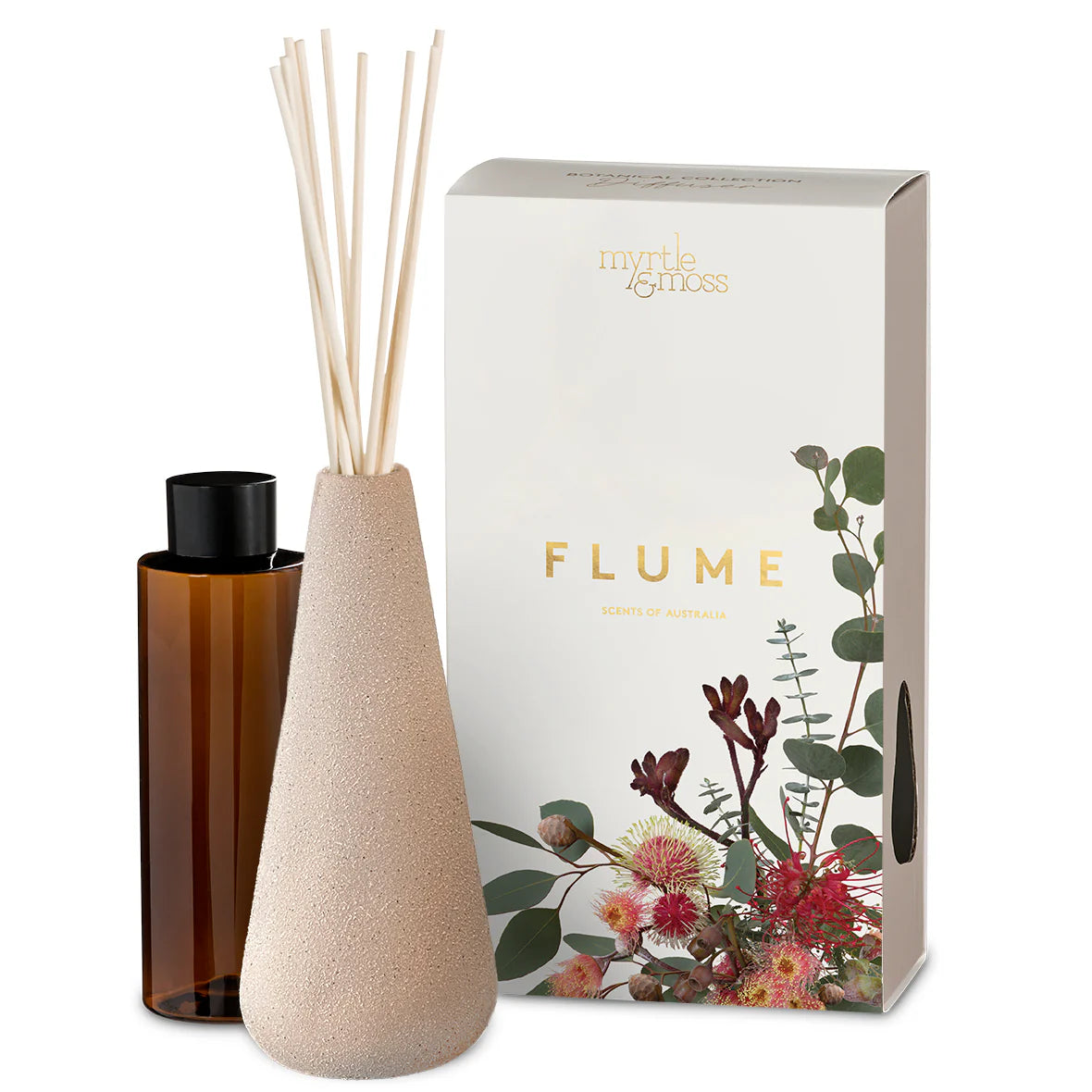 Flume - 185ml Botanical Vase Diffuser, Dusty Pink