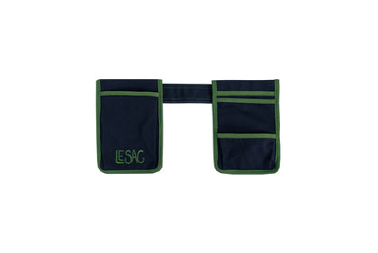 Canvas Gardening Belt - Navy w Green