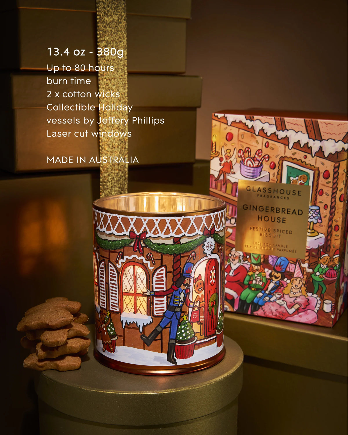 Gingerbread House - 380g Soy Candle