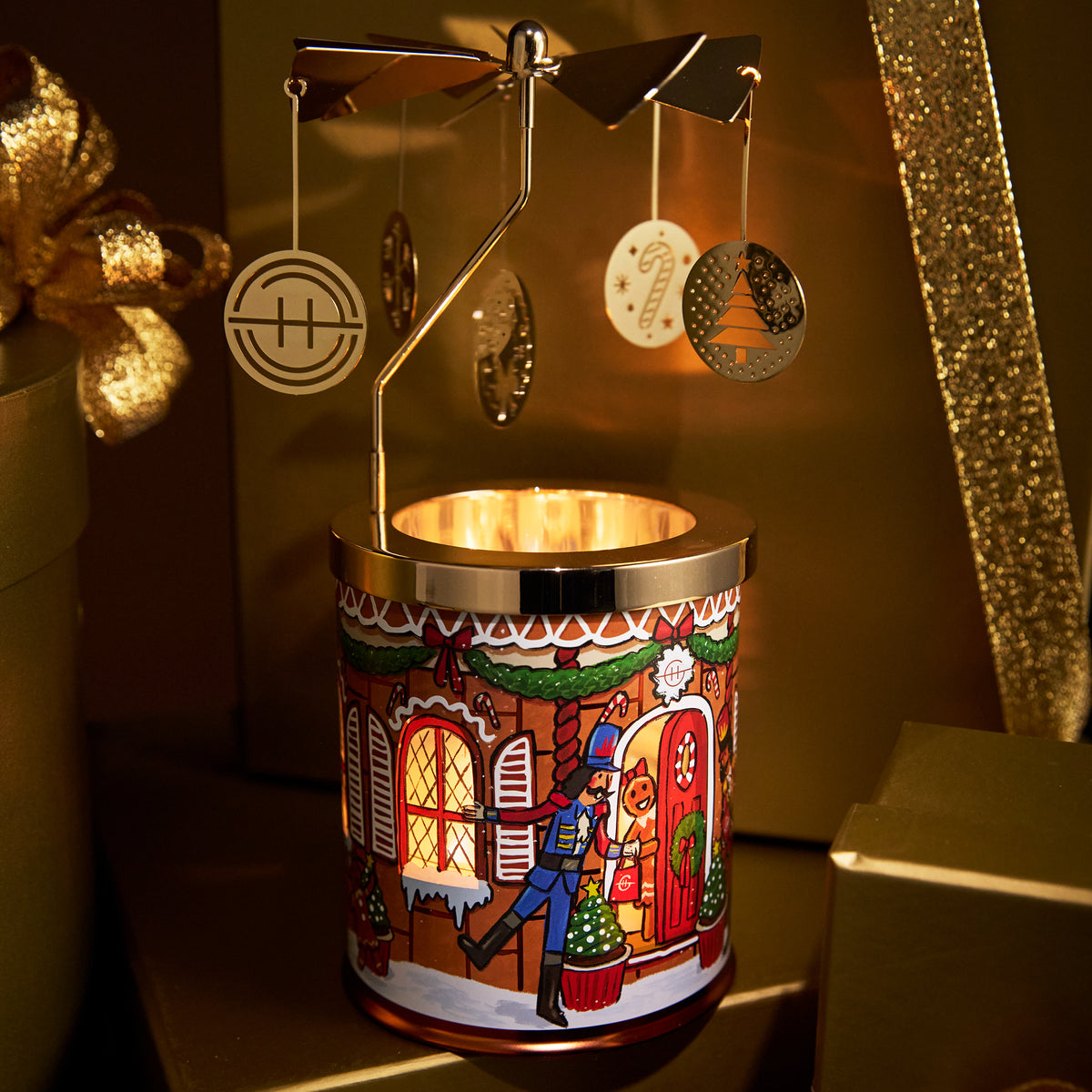 Kyoto In Bloom - 380g Soy Candle w Spinning Carousel GB
