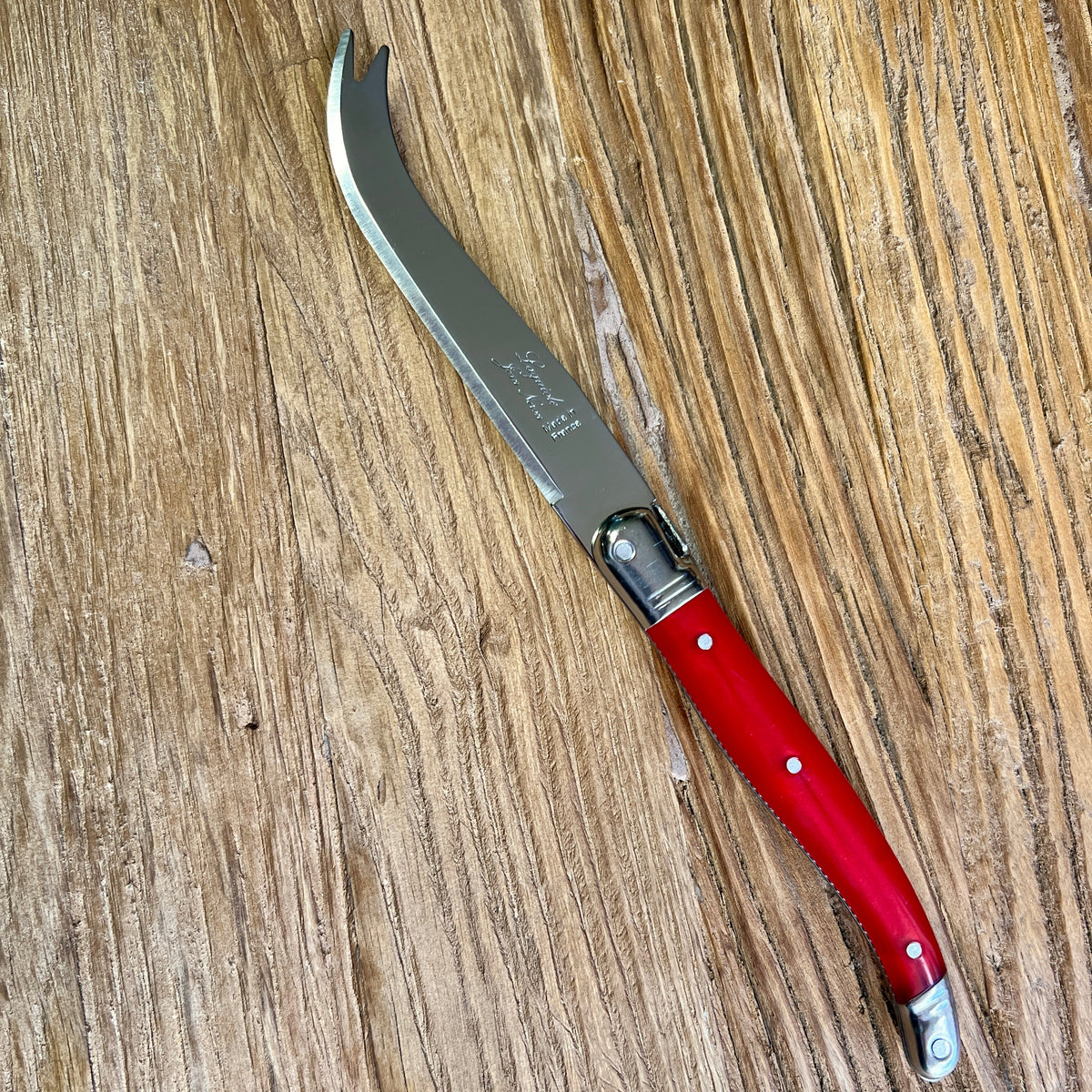 Laguiole - Loose Cheese Knife, Red