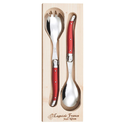 Laguiole - 2 Pce Salad Server Set, Red