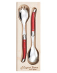 Laguiole - 2 Pce Salad Server Set, Red