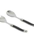 Jean Neron Laguiole 2 Pce Salad Server Set, Black, view 2