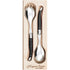 Jean Neron Laguiole 2 Pce Salad Server Set, Black