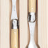 Jean Neron Laguiole 2 Pce Salad Server Set, Light Horn
