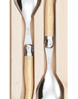 Laguiole - 2 Pce Salad Server Set, Light Horn
