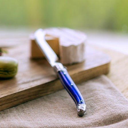 Laguiole - 2 Pce Cheese Knife &amp; Pate Set, French Blue
